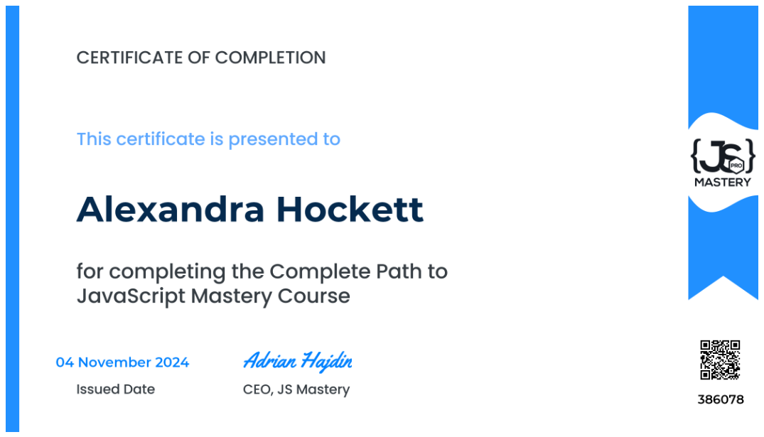 Complete Path to JavaScript Mastery